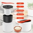 thumbnail image 3 of Microwave Rice Cooker 2L Large Capacity Microwave Rice Cooker Steamer Food-Grade PP Multifunctional Microwave Cookware for Home Kitchen Cooking, 3 of 9