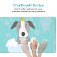 thumbnail image 4 of Naloa Dog In Bathtub Gaming Mouse Pad Large Mouse Mat Long Extended Desk Pad Non-Slip Rubber Mice Pads Stitched Edges Thin Pad (16x29.5 Inch), 4 of 8