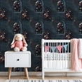 thumbnail image 3 of Gothic Peel and Stick Wallpaper Ornate Gothic Archway Dark Floral Weathered Stone Wall Wall Mural 23.6in x 9.8ft Self Adhesive Removable Wall Paper Renter Friendly Wallpaper for Bedroom Cabinets, 3 of 8