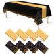 thumbnail image 1 of Set de mantel y camino de mesa MASHAN Black Gold para fiesta, 1 of 7