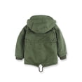 thumbnail image 5 of Childrens Simple Hooded Jacket Outdoor Windproof Jacket Boys Fleece Lined And Thickened Casual Fashionable Jacket,Simple Hooded Jacket 5-6 Years, 5 of 5