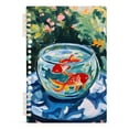 thumbnail image 7 of FORMRS 1-Subject Spiral Notebook 8" x 5" College Ruled 60 Refillable Sheet A5 Hard Cover, Red Goldfish, 7 of 7
