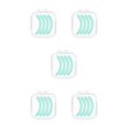 thumbnail image 1 of Guardurnaity Recambios para rizador de pestañas, no se rompen fácilmente, flexibles, duraderos, resistentes, prácticos, reemplazan la tira adhesiva, azul Type2 NO2 Guardurnaity CBP385797, 1 of 4