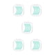 thumbnail image 1 of Seitruly Recambios para rizador de pestañas, no fáciles de romper, almohadillas de repuesto, suministros de herramientas de belleza, reemplaza la tira Type2 NO2 Seitruly CBP385797, 1 of 4