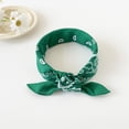 thumbnail image 2 of IYYVV Unisex Paisley Printed Scarf Fashion Comfortable Bandanas Soft Breathable Handband 19 Inches Green, 2 of 3