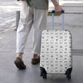 thumbnail image 3 of Monochrome Controllers Games Icons White Pattern Luggage Cover Fashion Suitcase Cover Baggage Covers Fit 25-28 Inch Luggage (Go Travel), 3 of 5