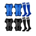thumbnail image 1 of Set de espinilleras y medias de fútbol para niños Hryrbay, 1 of 6