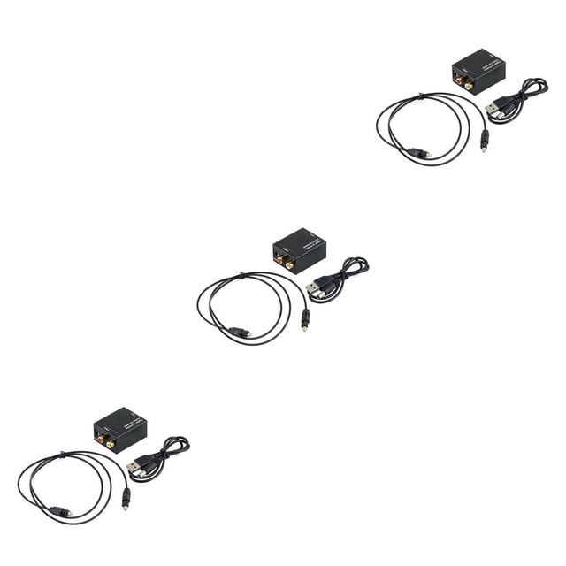 Adaptador de audio analógico a digital Kearding Negro 51*41*26mm