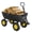 Black bucket + yellow rims, variant on Heavy-Duty 1200 lb Poly Garden Dump Cart with 180° Adjustable Handle, Quick-Release Dump & All-Terrain Utility Wagon – Black Bucket with Yellow Rims