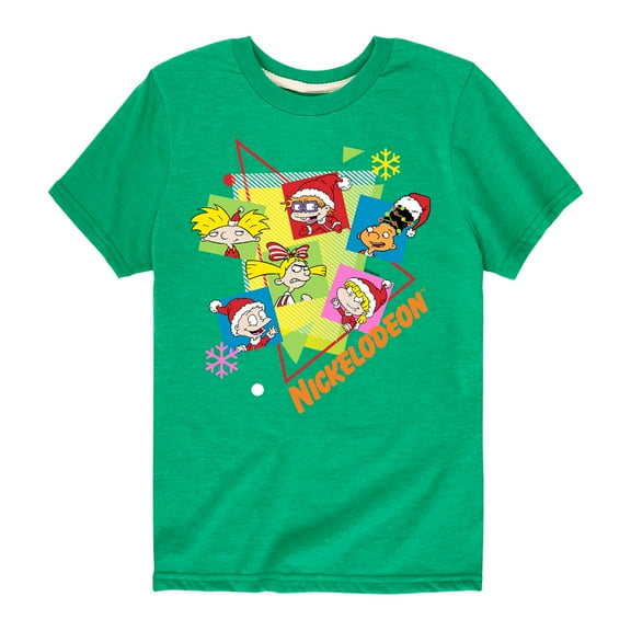 Nick Rewind - Nick 90's Holiday - Toddler And Youth Short Sleeve Graphic T-Shirt