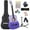 Purple, variant on ADM Acoustic Guitar for Adults & Kids, 38" Travel Guitar Kit (Pink)