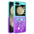 thumbnail image 2 of Funda para Samsung Galaxy Z Flip 5 Transparente con Brillos Carcasa Protectora Antigolpes con Glitter Brillante, 2 of 5