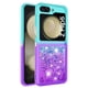 thumbnail image 2 of Funda para Samsung Galaxy Z Flip 5 Transparente con Brillos Carcasa Protectora Antigolpes con Glitter Brillante, 2 of 5