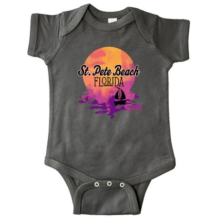 

Inktastic St. Pete Beach Florida Sunset Gift Baby Girl Bodysuit