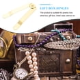 thumbnail image 4 of IFANLANDOR 10Pcs Craft Hinges Iron Golden Simple For Various Household Projects, 4 of 6