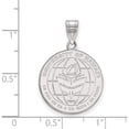 thumbnail image 2 of Sterling Silver Rh-Plated Logoart The University Of Hawai'i Large Crest (25 X 18) Made In United States ss015uhi, 2 of 5