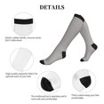 thumbnail image 6 of Bixox Gary Print Compression Socks,Compression Socks Women & Men Circulation for Medical,Running,Athletic, 6 of 7
