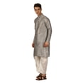 thumbnail image 2 of Handmade men art silk loop button designer kurta dhoti set/mens…, 2 of 4