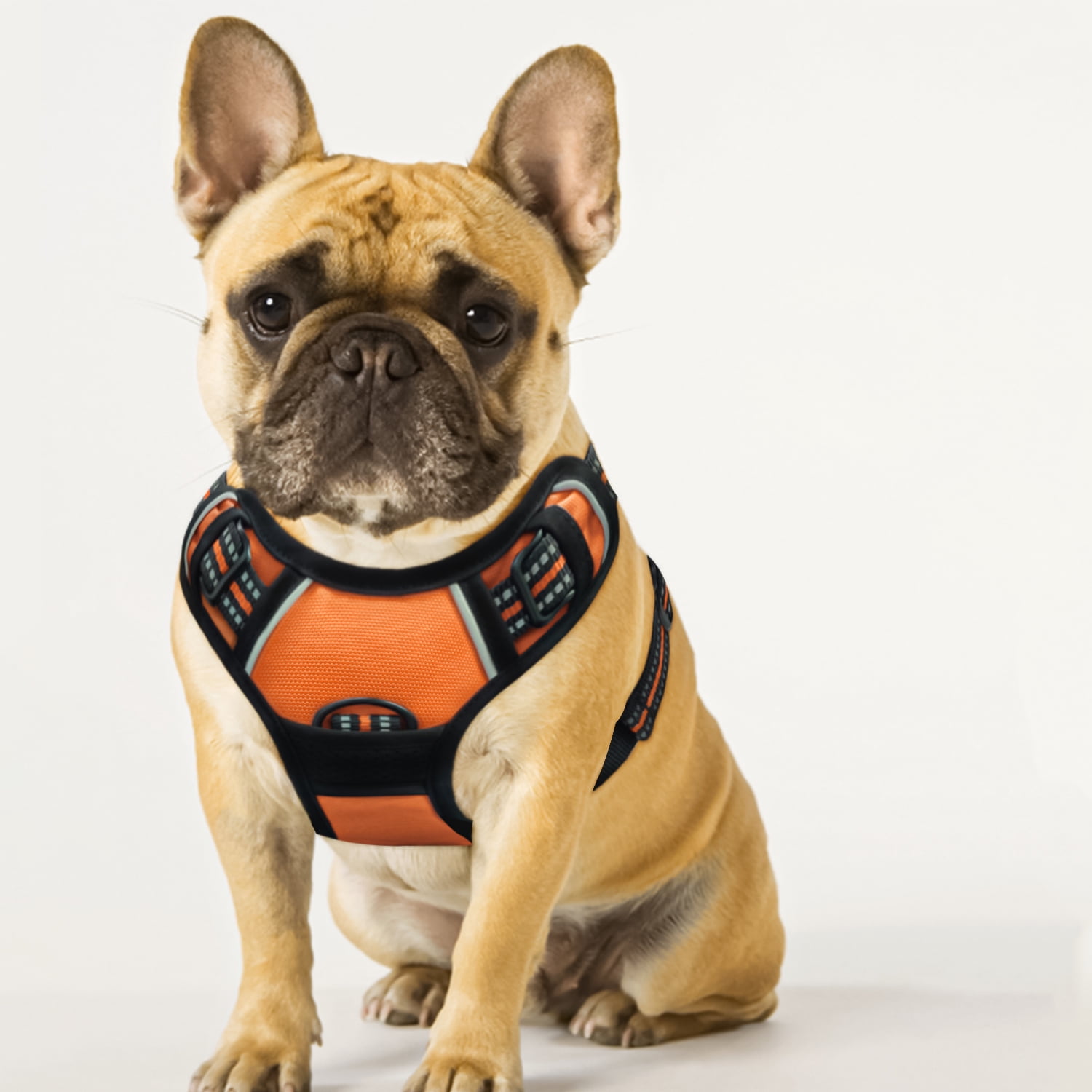 Step In Pet Dog Harness Reflective Mesh Padded Vest Adjustable for Bulldog S M L 