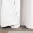 thumbnail image 5 of Superior Blackout Solid Light Filtering Grommet Curtain Panel Set, 46" x 63", Snow White, 5 of 13