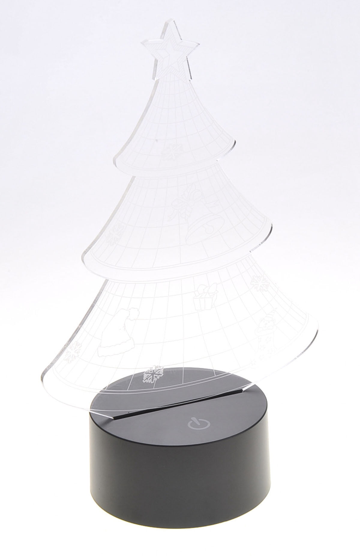 PlayWorld Board No More! 3D Christmas Tree Laser Cut Precision LED Lights