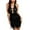Black, variant on HBYJLZYG Sequins Glitter Bodycon Stretchy Dress - Women's Deep V Neck Halter Strap Backless Sparkly Mini Nightclub Party Dresses