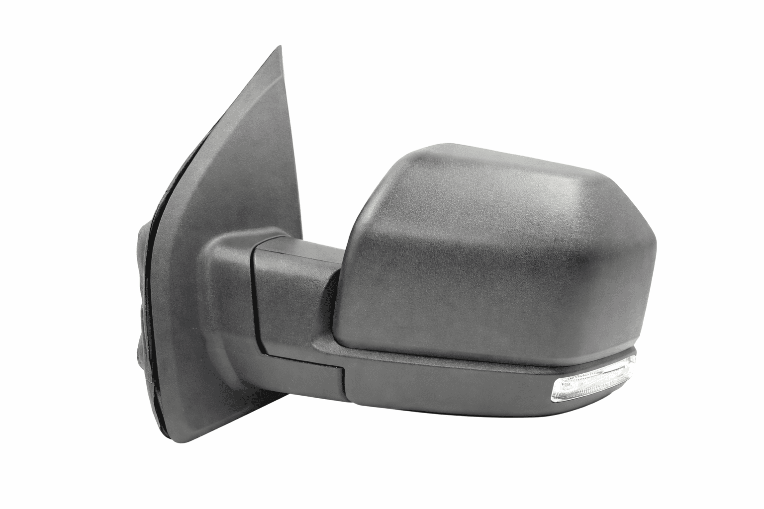 AutoShack Side View Mirror Power Heated Black for Ford, F-150 2015-2017, V6 2.7L 3.5L V8 5.0L, Driver Side