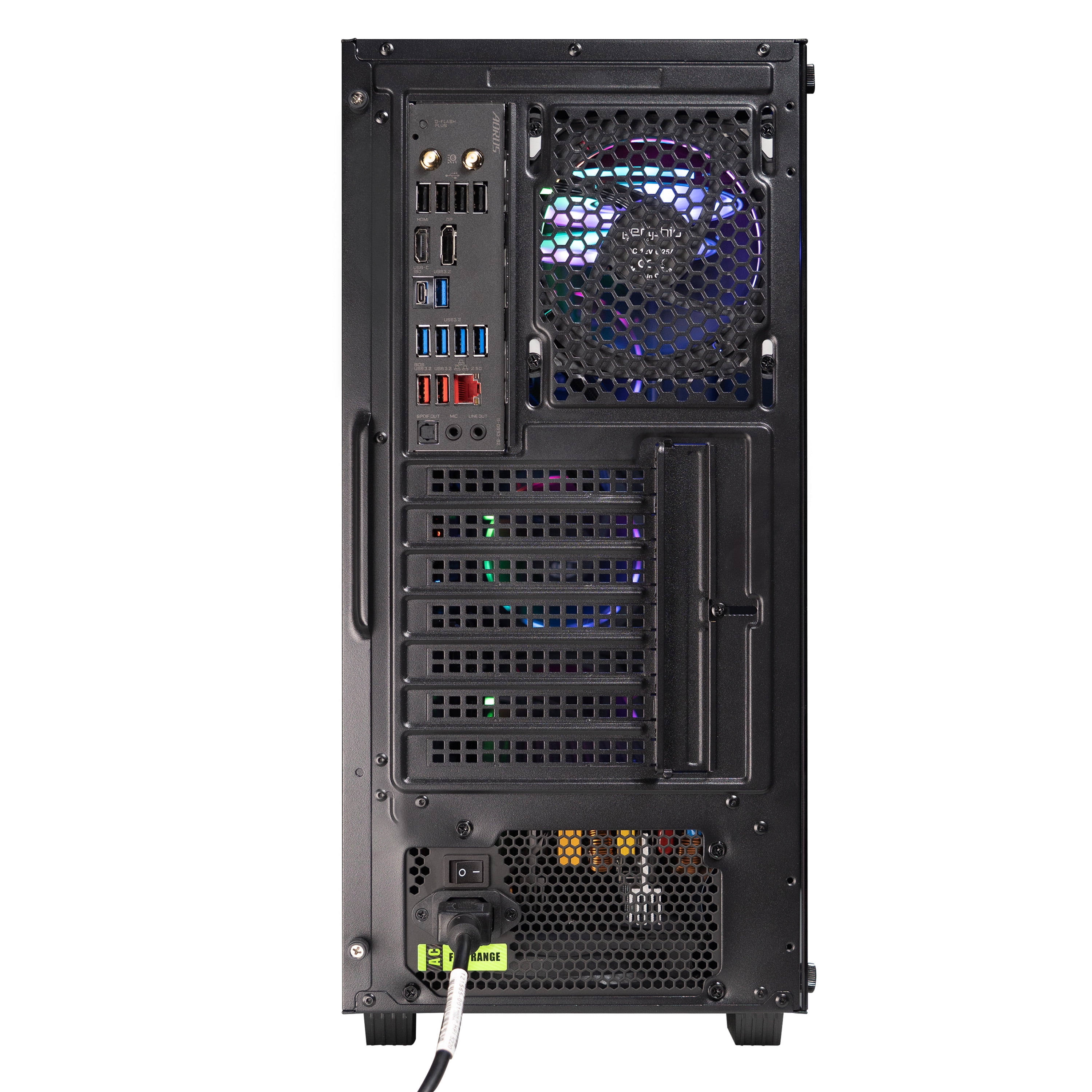 Periphio Terra-II Prebuilt Gaming PC - Liquid Cooled AMD Ryzen 5 8600G (5.0GHz Turbo), Radeon 760M Graphics, 32GB DDR5 RAM, 1TB NVMe M.2 SSD, Windows 11 Gaming Desktop Computer, WIFI + BT