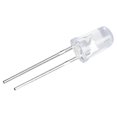 thumbnail image 2 of 5mm Dia Clear Round Head Blue Light Emitting Diodes LED 50 Pcs, 2 of 4
