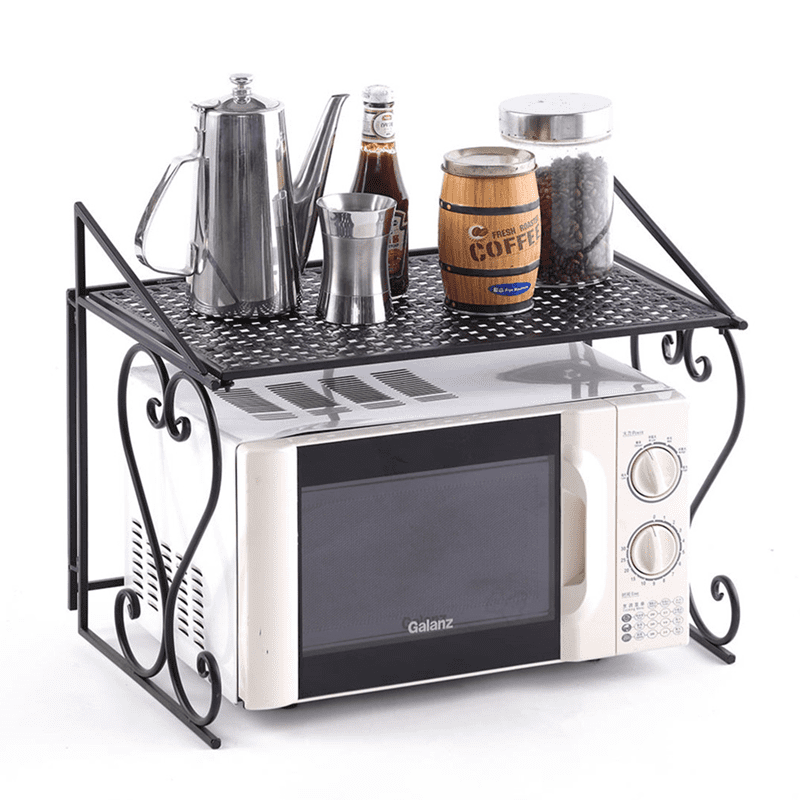 kitchen microwave oven rack
