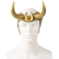 thumbnail image 1 of Máscara de cosplay de Halloween Thors Loki PVC para adultos, 1 of 1