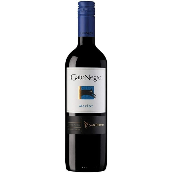 Caja de 12 Vino Tinto Gato Negro Merlot 750 ml