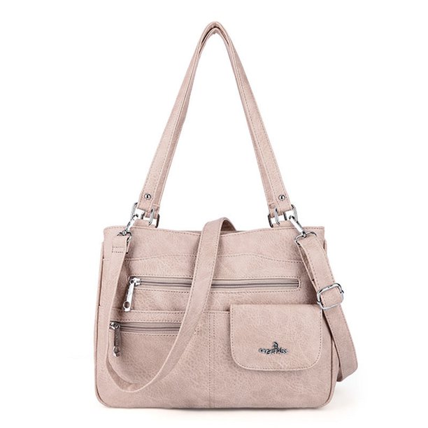 Bolso de mujer, estilo retro, tipo mensajero, de gran capacidad, portátil