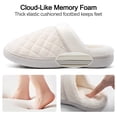 thumbnail image 4 of Ecetana Womens House Slippers Memory Foam Fuzzy Slippers Non-Slip Warm Indoor Bedroom Slippers, 4 of 6
