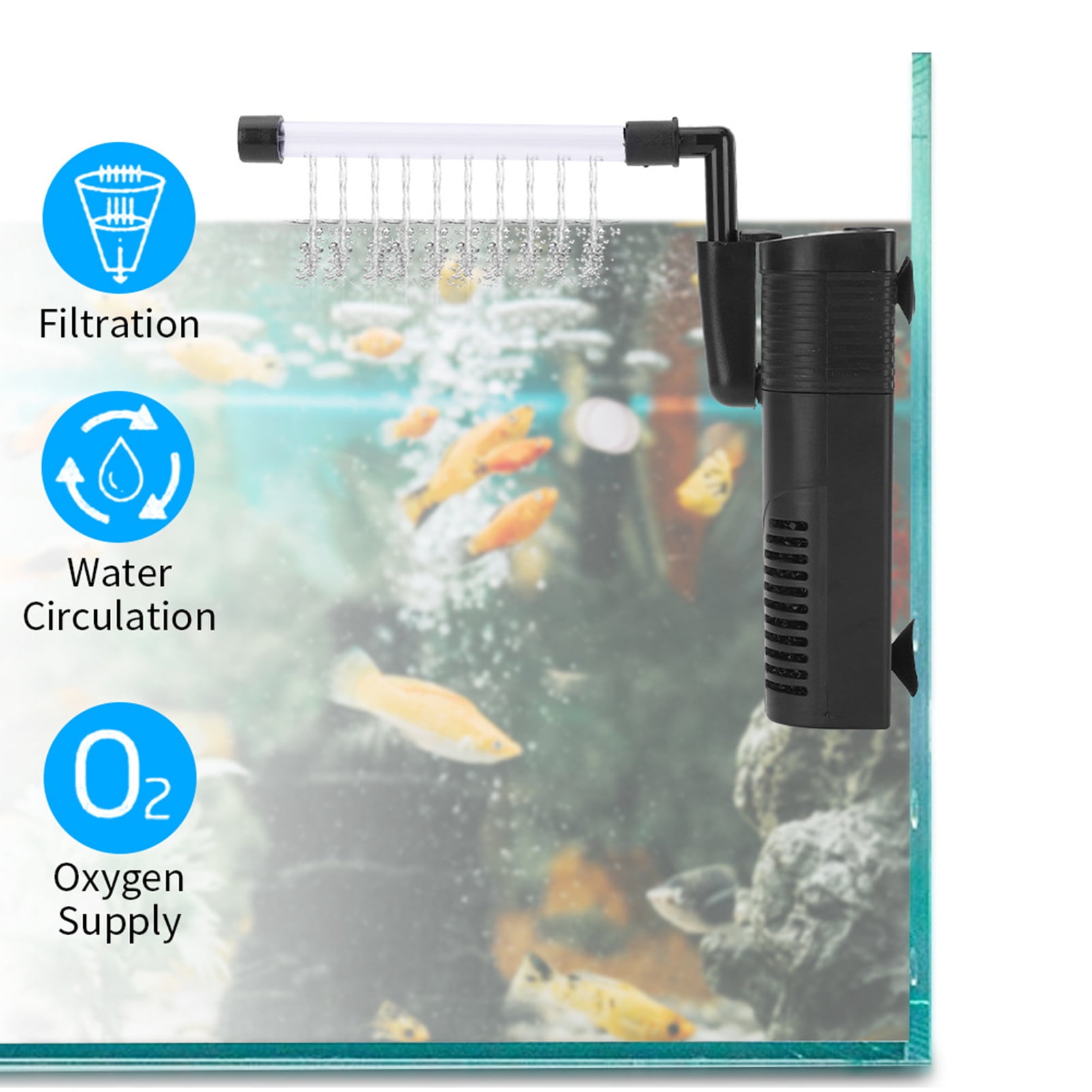 BetterZ 1 Fish Tank Built-in Filter Aquarium Filtration Circulation Device -