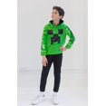thumbnail image 2 of Set de ropa Minecraft Creeper de forro polar para niños pequeños de 6 años, 2 of 8