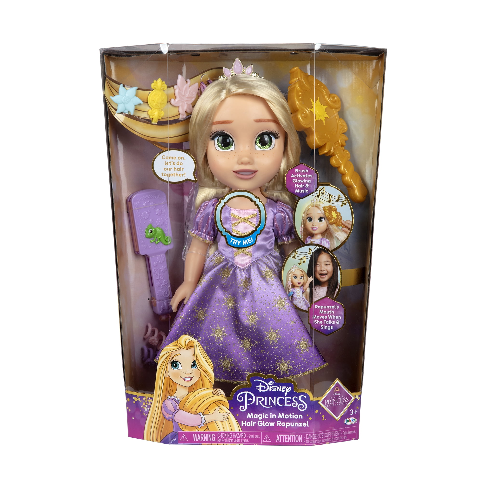 Disney Princess Tangled Rapunzel Doll T3244 Mattel Ages 3 for sale online 