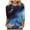New-A-Navy, variant on asdoklhq Womens Tops ,Women's Summer Tie-Dye Short Sleeve Crew-Neck T-Shirt Casual Tee Tops(S-5XL) Sky Blue XXXXXL