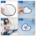 thumbnail image 5 of 30pcs Sublimation Patch Blank, 7.5cm/2.95 Inch Fabric Iron-on Blank Heat Transfer Repair Patch White with Red Border, 5 of 7