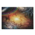 thumbnail image 1 of Astrology Cutting Board, Abstract Astral Illustration of the Universe Electricity in Infinity, Decorative Tempered Glass Cutting and Serving Board, Large Size, Multicolor, by Ambesonne, 1 of 1
