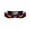 Red #13, variant on StlyGar Solar Demon Eye Light, LED Car Window Decor, Dynamic Animated Devil Eyes, Solar USB Rechargeable, Waterproof Wireless Suction Cup, Universal Fit for SUV Truck Van RV Motorcycle Windshield