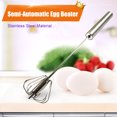 thumbnail image 2 of Batidor de huevos semiautomático Herramienta de mezcla de acero inoxidable Crema de leche Batidor de mantequilla Mezclador Herramienta de cocina, 2 of 8