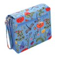 thumbnail image 4 of Organizador de Bolígrafos Bolsa de Acuarela Bolsa de Tela con 120 Ranuras Tres Capas con Correa de Asa Estuche de Lápices de Colores Portalápices para azul, 4 of 8