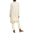 thumbnail image 2 of Elie by Elie Tahari womens  Full-Length Open Front Cardigan, m, Beige, 2 of 3