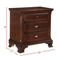 thumbnail image 2 of Picket House Furnishings Brinley Cherry Nightstand, 2 of 3