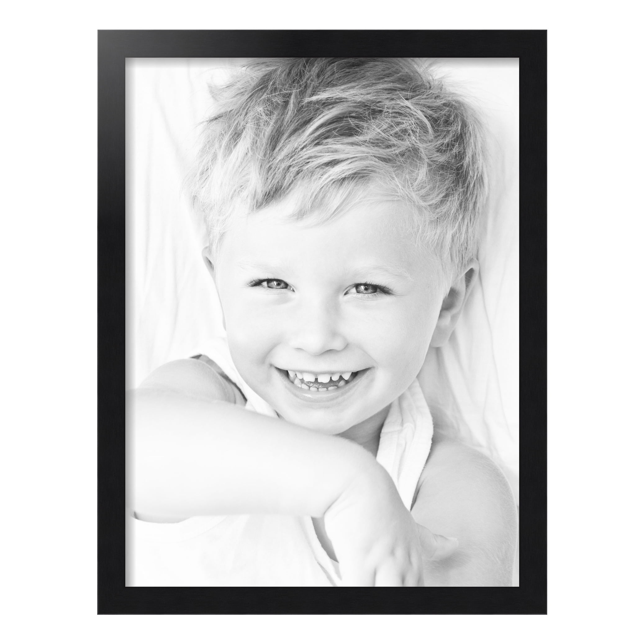 ArtToFrames 18" x 24" Black Steel Picture Frame, 18x24 inch Black MDF Poster Frame (WOM-4639), 5 Pack