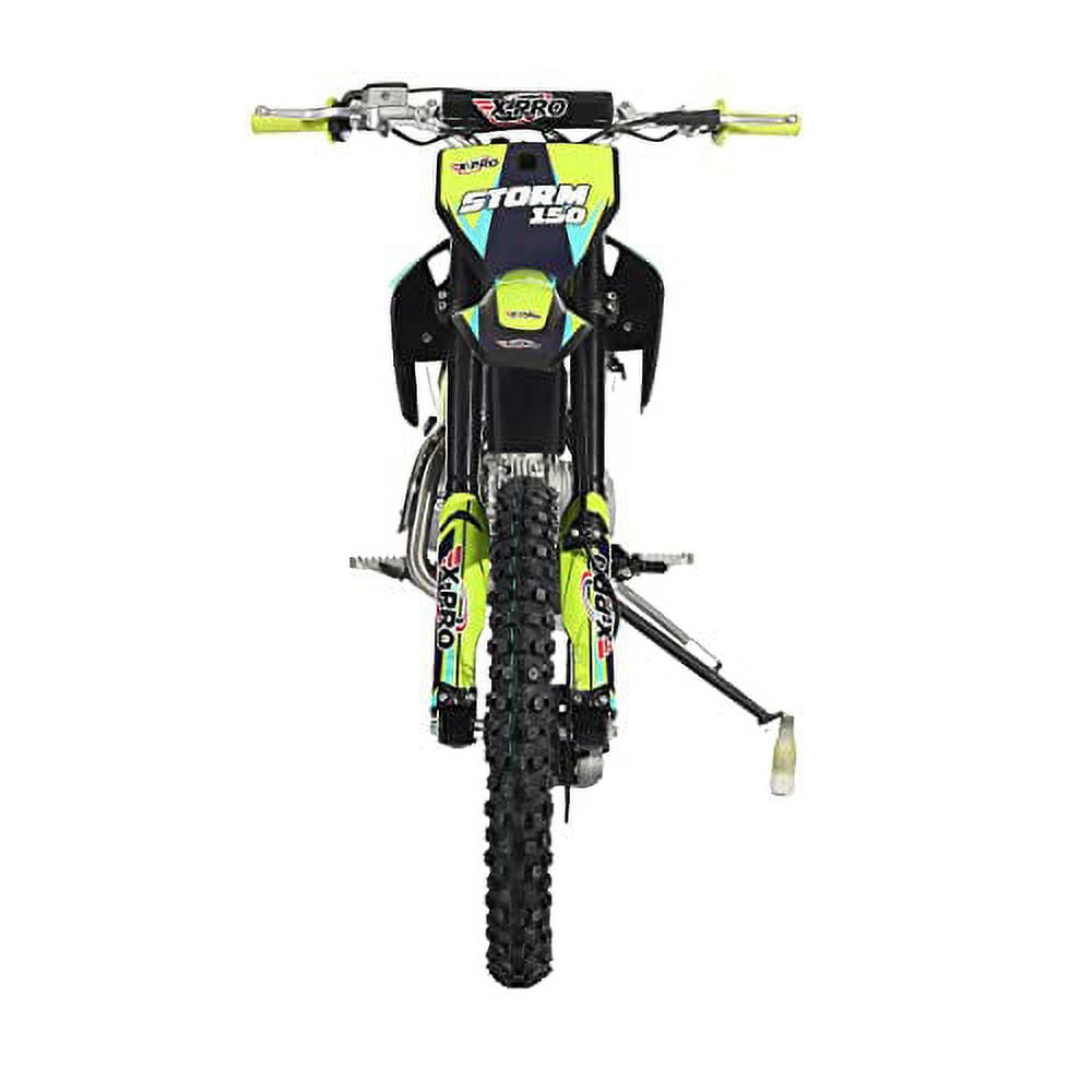 X-Pro Brand New 150cc Gas Pit Dirt Bike, 4 Manual Transmission Electric/Kick Start 19"/16" Tires