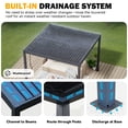 thumbnail image 4 of MELLCOM Pergola Louvered 10x10, Hardtop Pergola with Adjustable Roof for Sun & Rain Shade, Outdoor Gazebo with Integrated Drainage System, Modern Rustproof Patio Canopy Carport, 4 of 8