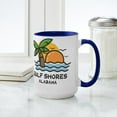 thumbnail image 4 of CafePress - Alabama Gulf Shores Mugs - 15 oz Ceramic Large White Novelty Mug, 4 of 4