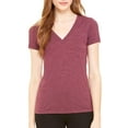thumbnail image 2 of Bella + Canvas T-Shirt à Manches Courtes Col en V Profond pour Femmes, 2 of 6